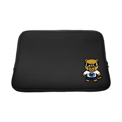 Penn State Nittany Lions Mascot Soft Sleeve Laptop Case - Black