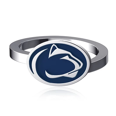 Dayna Designs Penn State Nittany Lions Bypass Enamel Silver Ring