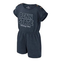 Girls Toddler Colosseum  Navy Penn State Nittany Lions Cinder Romper