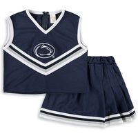 Girls Youth Navy Penn State Nittany Lions Two-Piece Cheer Set