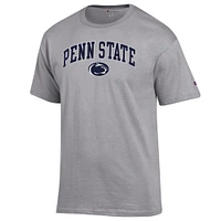 T-shirt homme Champion Heather Grey Penn State Nittany Lions Arch Over Logo