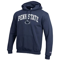 Men's Champion  Navy Penn State Nittany Lions Arched Logo Fleece Pullover Hoodie
