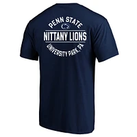 T-shirt Fanatics pour homme bleu marine Penn State Nittany Lions Big & Tall Fast Break 2 Hit