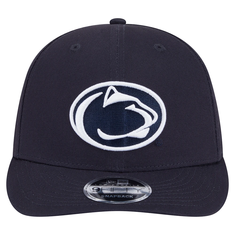 Casquette Snapback 9FIFTY Low Profile Penn State Nittany Lions de New Era pour homme, bleu marine
