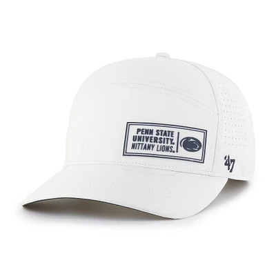 Casquette ajustable Cypher Midfield pour homme, couleur crème, modèle 47, des Nittany Lions de Penn State