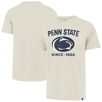 T-shirt pour homme '47 crème Penn State Nittany Lions Duster Franklin