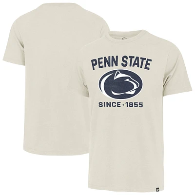 T-shirt pour homme '47 crème Penn State Nittany Lions Duster Franklin