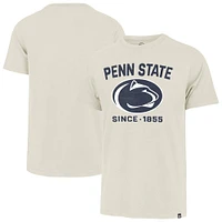 T-shirt pour homme '47 crème Penn State Nittany Lions Duster Franklin