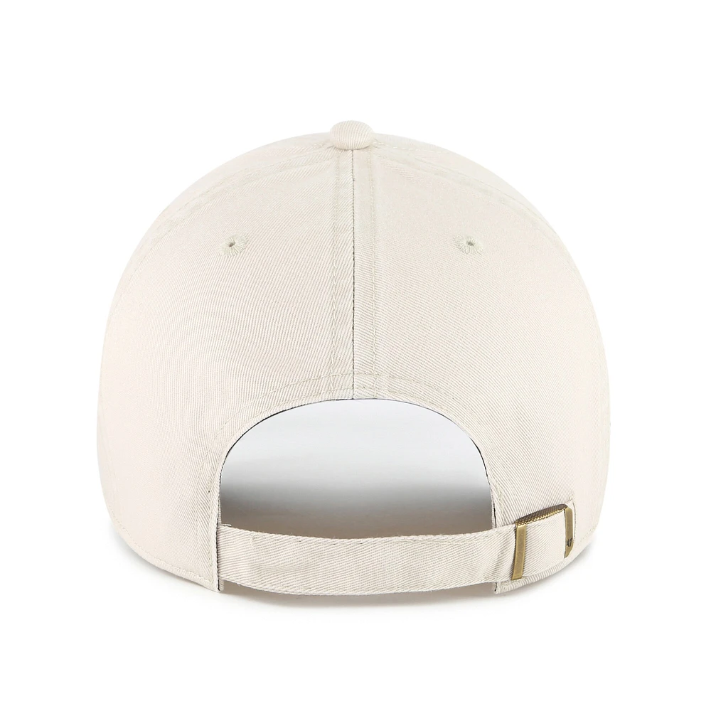 Casquette ajustable « 47 » pour homme, couleur crème, Penn State Nittany Lions Grand Stand Clean Up