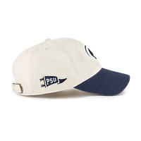 Casquette ajustable « 47 » pour homme, couleur crème, Penn State Nittany Lions Grand Stand Clean Up