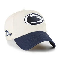Casquette ajustable « 47 » pour homme, couleur crème, Penn State Nittany Lions Grand Stand Clean Up
