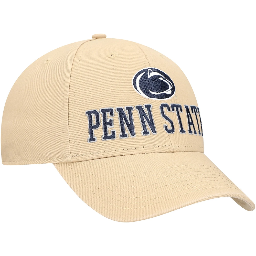 Men's '47 Khaki Penn State Nittany Lions Powell MVP Adjustable Hat