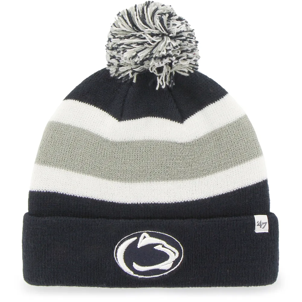 Women's New Era Navy Penn State Nittany Lions Luxe Cuffed Knit