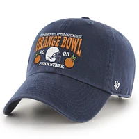 Casquette ajustable Penn State Nittany Lions College Football Playoff 2025 Orange Bowl Clean Up pour homme, bleu marine, 47