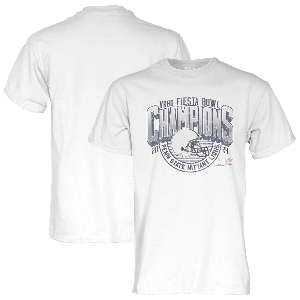 T-shirt bleu 84 blanc Penn State Nittany Lions College Football Playoff 2024 Fiesta Bowl Champions pour homme