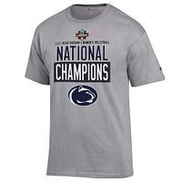 T-shirt gris Penn State Nittany Lions 2024 NCAA Women's Volleyball National Champions Vestiaire