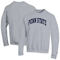 Sweat-shirt en polaire Basic Arch Champion Heather Gray des Penn State Nittany Lions pour homme
