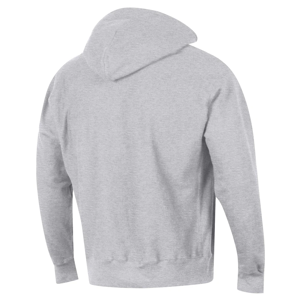 Sweat à capuche Champion Heather Grey Penn State Nittany Lions Vault Late Night Reverse Weave pour hommes