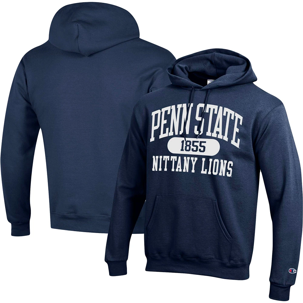 Sweat à capuche Champion Navy Penn State Nittany Lions Arch Pill pour homme