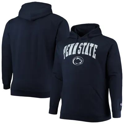 Penn State Nittany Lions Champion Big & Tall Arch Over Logo Powerblend Pullover Hoodie - Navy