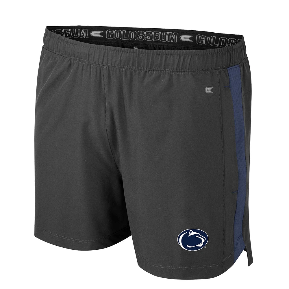 Men's Colosseum Charcoal Penn State Nittany Lions Langmore Shorts