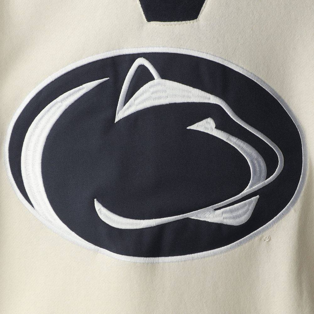 Men's Colosseum Cream Penn State Nittany Lions 2.0 Lace-Up Pullover Hoodie