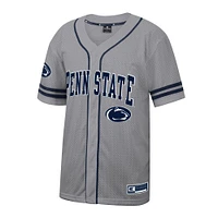 Maillot de baseball Penn State Nittany Lions Free Spirited pour homme, gris Colosseum