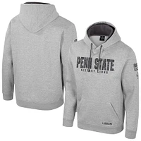 Sweat à capuche imprimé militaire Oorah OHT pour homme Colosseum Heather Grey Penn State Nittany Lions