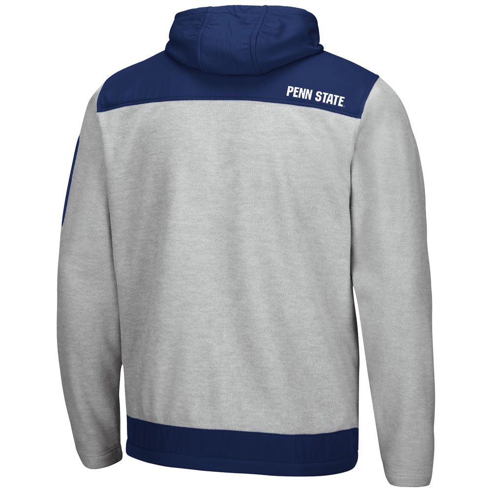 Newborn & Infant Heathered Gray/Navy Penn State Nittany Lions