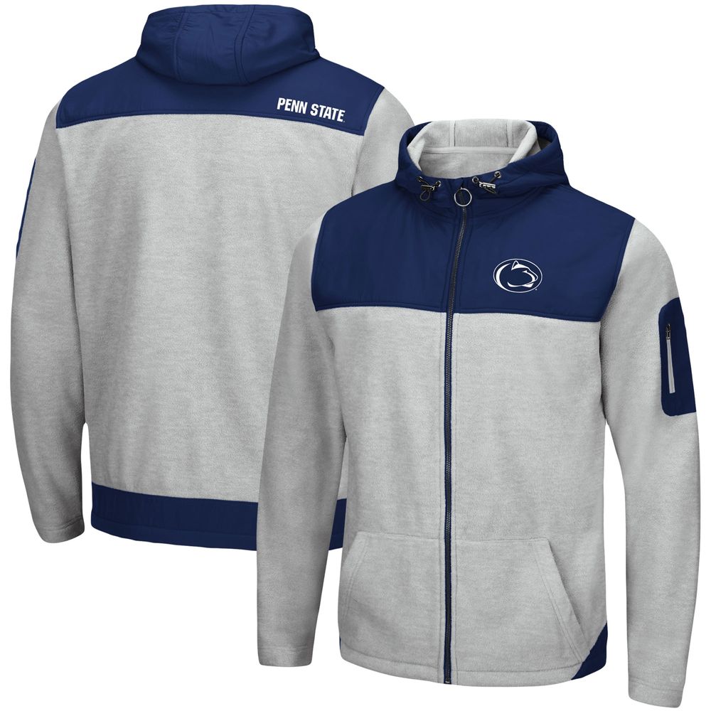 Newborn & Infant Heathered Gray/Navy Penn State Nittany Lions