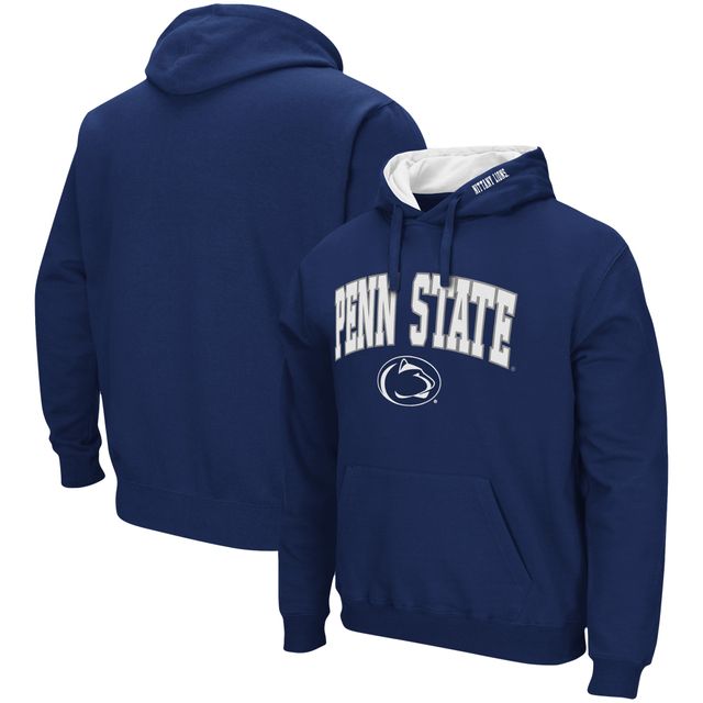 Sweat à capuche Colosseum Navy Penn State Nittany Lions Arch & Logo 3.0 pour homme