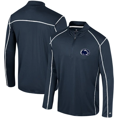 Coupe-vent à quart de zip Colosseum Navy Penn State Nittany Lions Cameron pour hommes