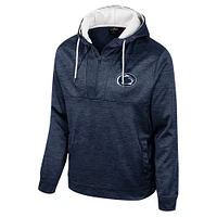 Men's Colosseum Navy Penn State Nittany Lions Cypher Half-Zip Hoodie