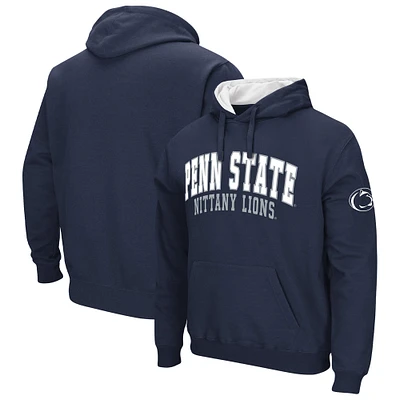 Sweat à capuche Colosseum Navy Penn State Nittany Lions Double Arch pour homme