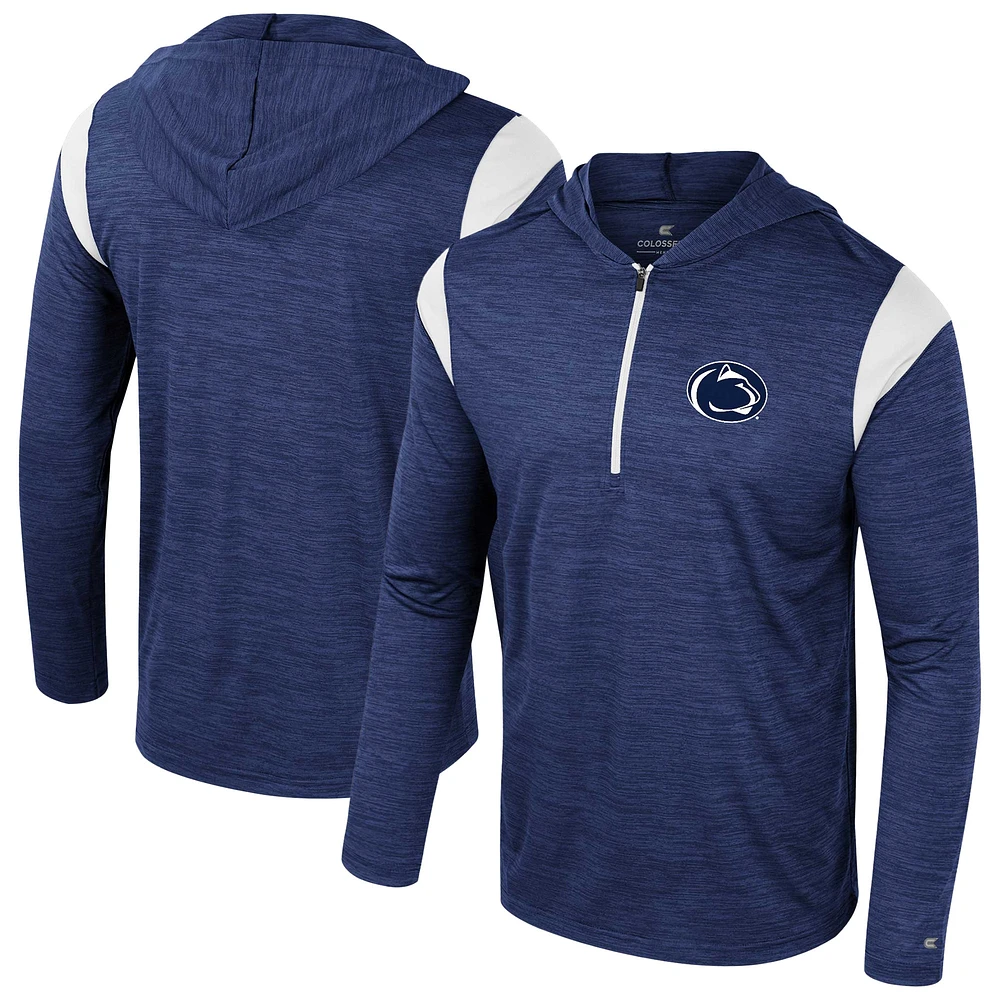 Coupe-vent à demi-zip Colosseum Navy Penn State Nittany Lions Dozer pour homme