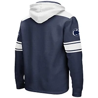 Men's Colosseum Navy Penn State Nittany Lions Lace-Up 2.0 Pullover Hoodie