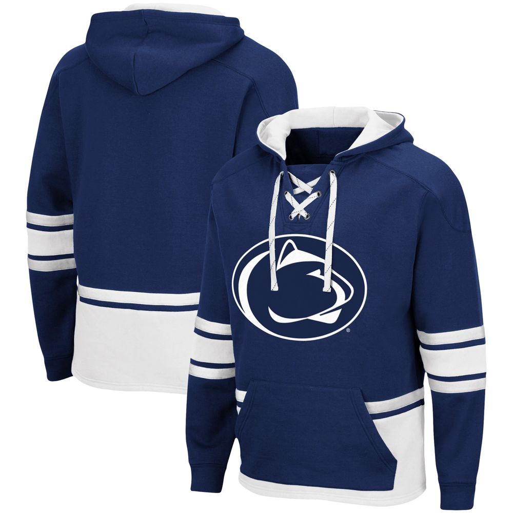 Men's Colosseum Navy Penn State Nittany Lions Lace Up 3.0 Pullover Hoodie