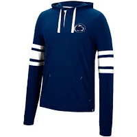 Men's Colosseum Navy Penn State Nittany Lions Lebowski Hoodie Long Sleeve T-Shirt