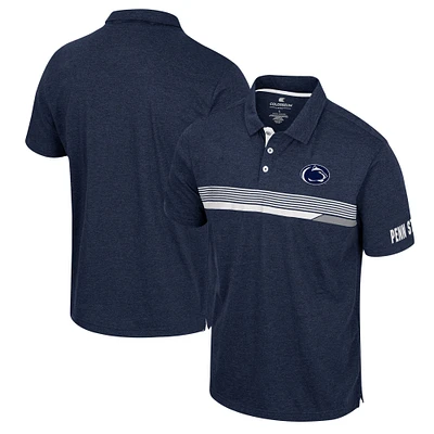 Men's Colosseum  Navy Penn State Nittany Lions No Problemo Polo