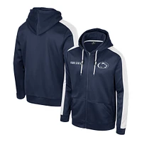 Men's Colosseum  Navy Penn State Nittany Lions Reese Full-Zip Hoodie