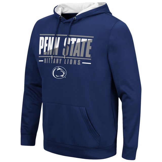 Sweat à capuche Colosseum Navy Penn State Nittany Lions Slash Stack 2.0 pour homme