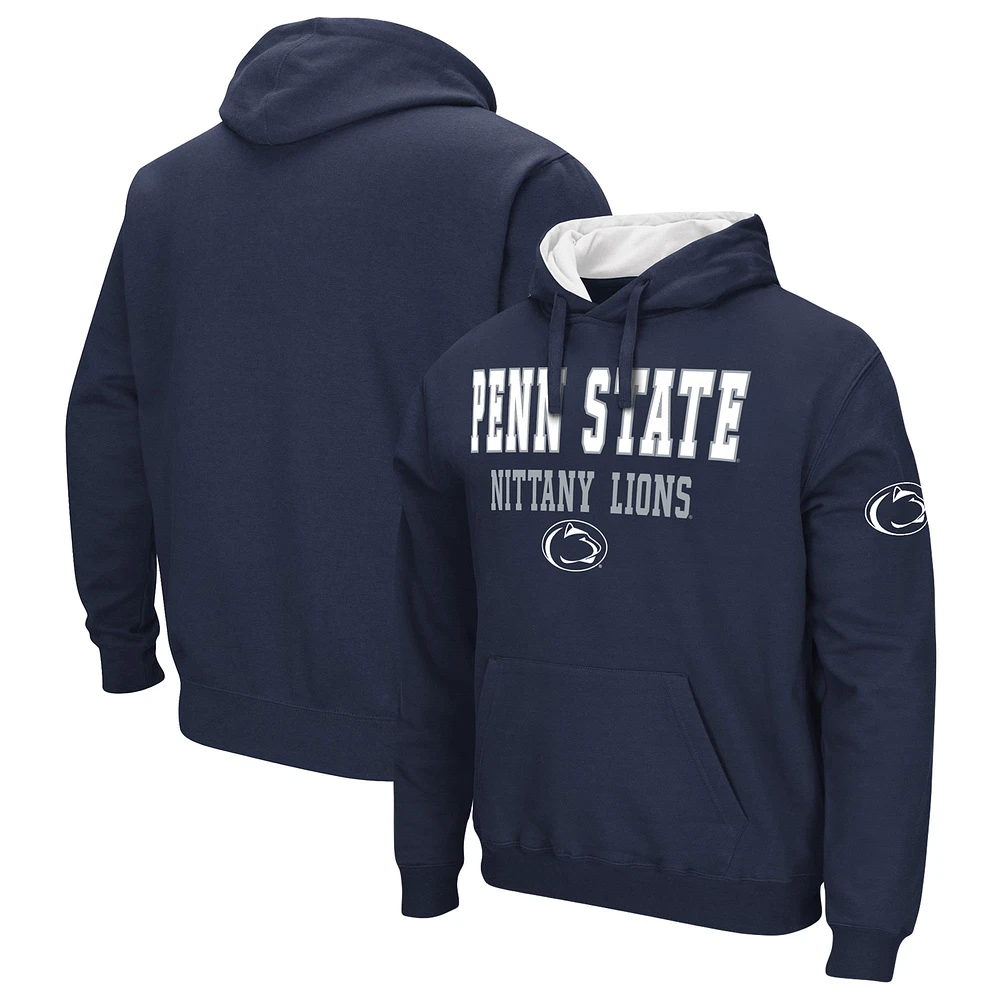 Sweat à capuche Colosseum Navy Penn State Nittany Lions Sunrise pour homme
