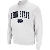 Colosseum Penn State Nittany Lions Arch & Logo Crew Neck Sweatshirt Homme Blanc