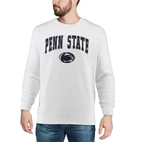 Colosseum Penn State Nittany Lions Arch & Logo Crew Neck Sweatshirt Homme Blanc