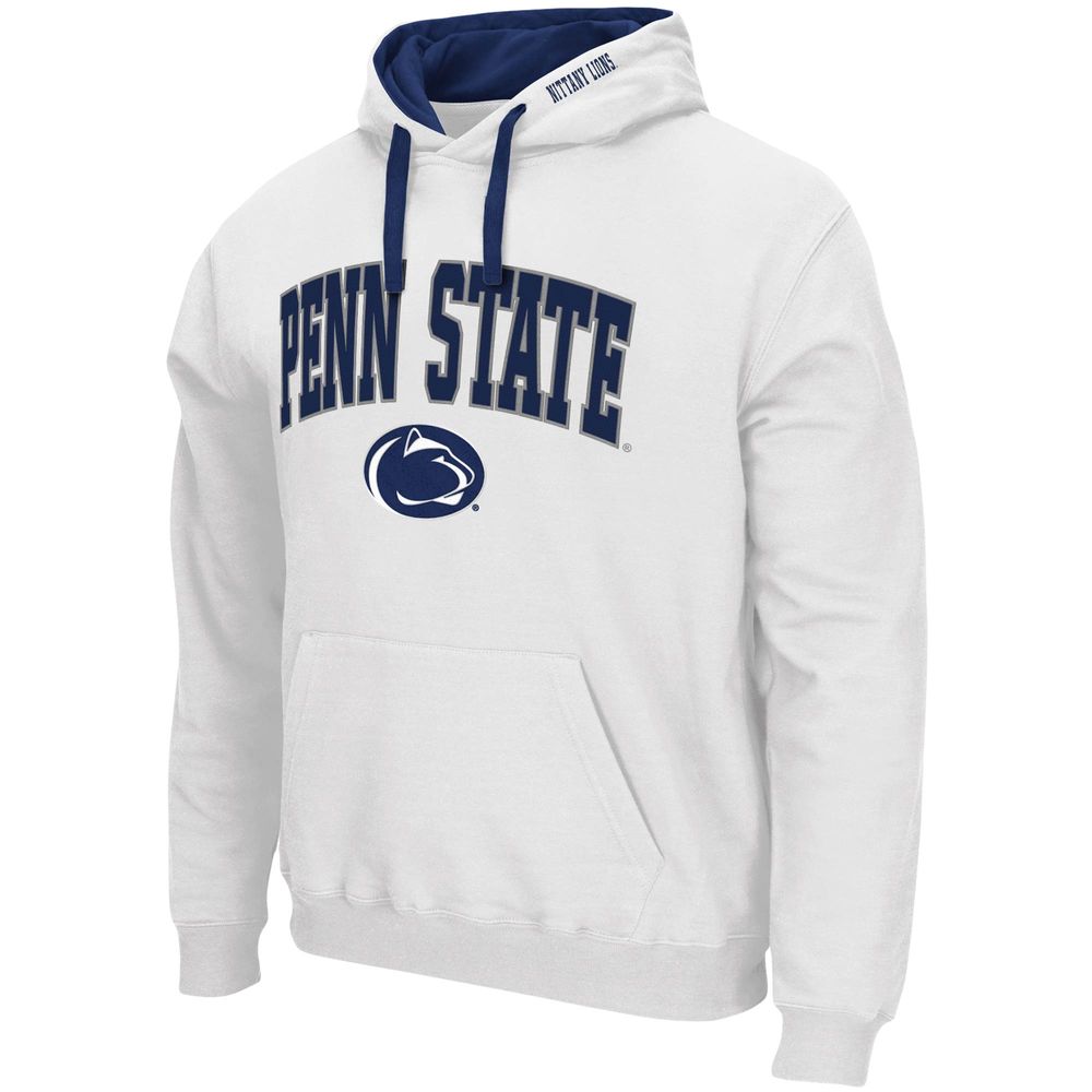 Men's Colosseum White Penn State Nittany Lions Big & Tall Arch Logo 2.0 Pullover Hoodie