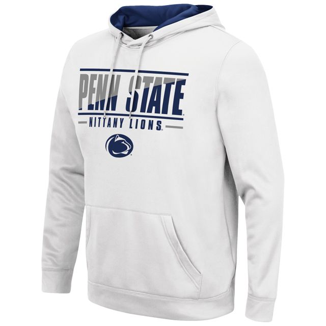 Sweat à capuche Colosseum White Penn State Nittany Lions Slash Stack 2.0 pour homme