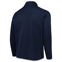 Men's Columbia Navy Penn State Nittany Lions Canyon Point Omni-Shield Raglan Half-Zip Pullover Top