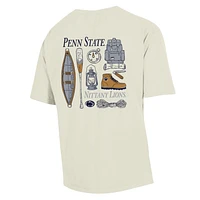 Men's Comfort Wash Cream Penn State Nittany Lions Camping Trip T-Shirt