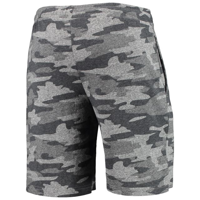 Concepts Sport Charcoal/Gris Penn State Nittany Lions Camo Backup Terry Jam Short de détente pour homme