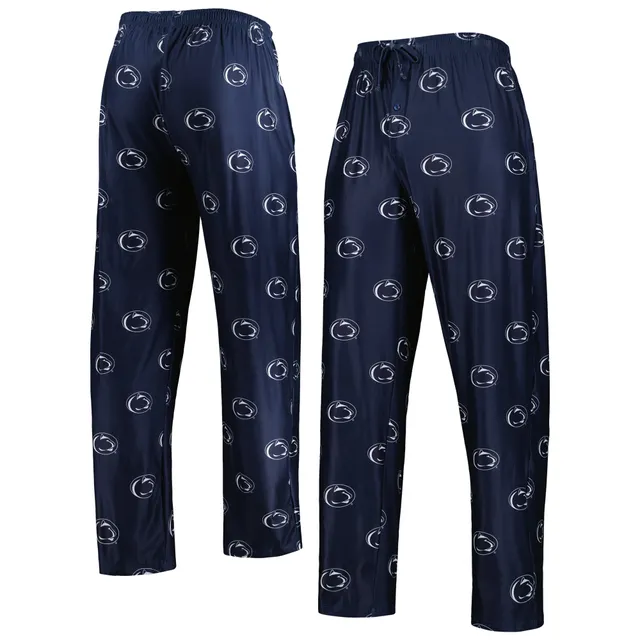 Men's Concepts Sport Navy/Green Seattle Seahawks Breakthrough AOP Knit Split Pants